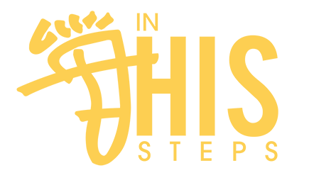In His Steps Logo